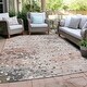 preview thumbnail 21 of 101, Machine Washable Indoor/Outdoor Modern Splatter Chantille Rug Salmon - 10' x 14'