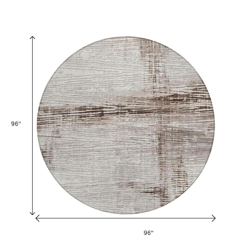 HomeRoots Striped Transitional Rectangle Outdoor Rug