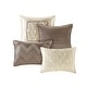 preview thumbnail 12 of 65, Madison Park Essentials Loretta 24-Piece Room in a Bag with Window Panels and Sheet Set