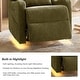 preview thumbnail 21 of 41, HULALA HOME Remo Modern Electric Waterproof Nursery Swivel Glider Recliner with Built-in Nightlight and USB ports Set of 2