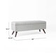 preview thumbnail 14 of 56, HomePop Modern Storage Bench