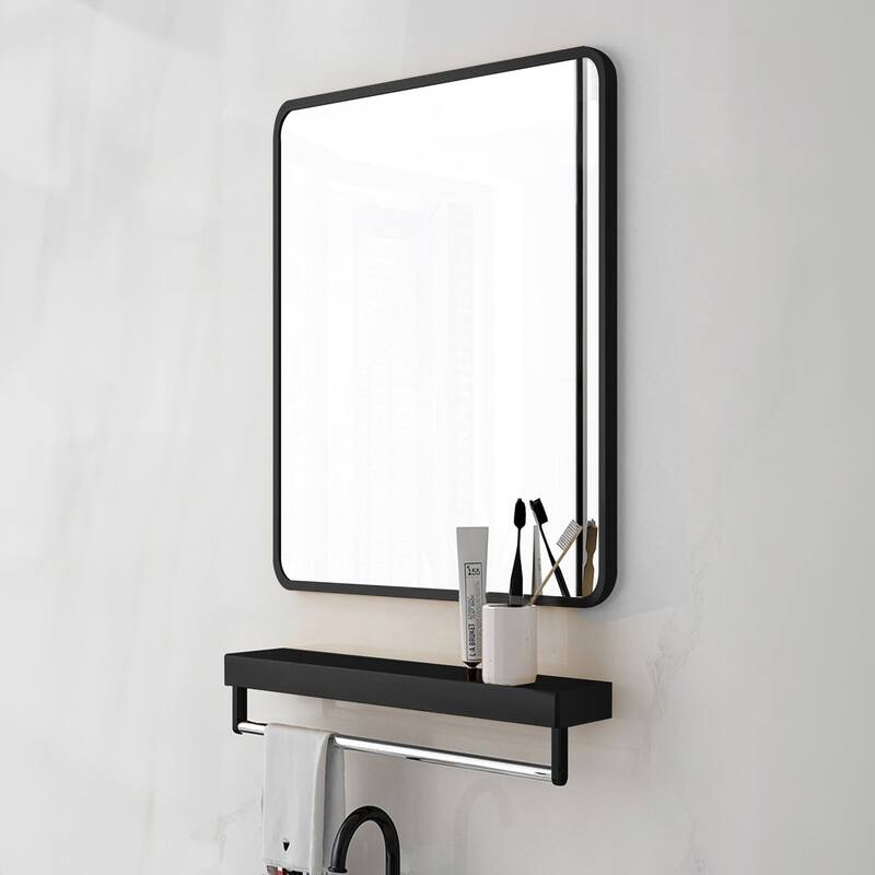 20 in./ 24 in. Rectangular Framed Wall Mounted Bathroom Mirror