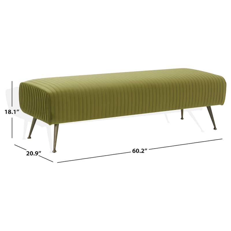 SAFAVIEH Couture Jeanmarie Bench - 60Wx21Dx18H