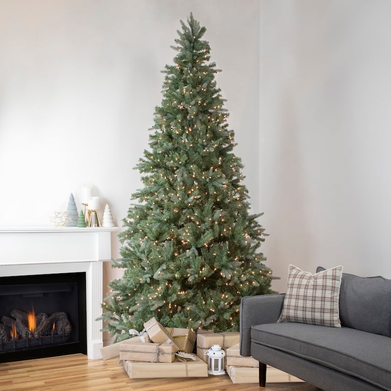9' Pre-Lit Granville Fraser Fir Artificial Christmas Tree Clear Lights