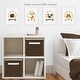 preview thumbnail 3 of 2, Woodland Forest Animal Wall Decor Art Prints (Set of 4) - Leaf Rustic Owl Hedgehog Squirrel