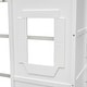 preview thumbnail 14 of 12, White Twin Size Solid Wood House Loft Bed With Ladder for Kids, Boys and Girls, Bedroom