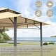 preview thumbnail 9 of 10, AECOJOY 8' x 5' Outdoor Grill Gazebo 2-Tier Waterproof BBQ Grill Tent