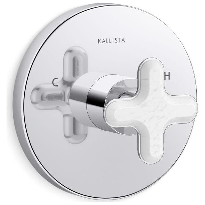Kallista P32708-WC 002 Thermostatic Valve Trim Only with Single Cross - Polished Chrome