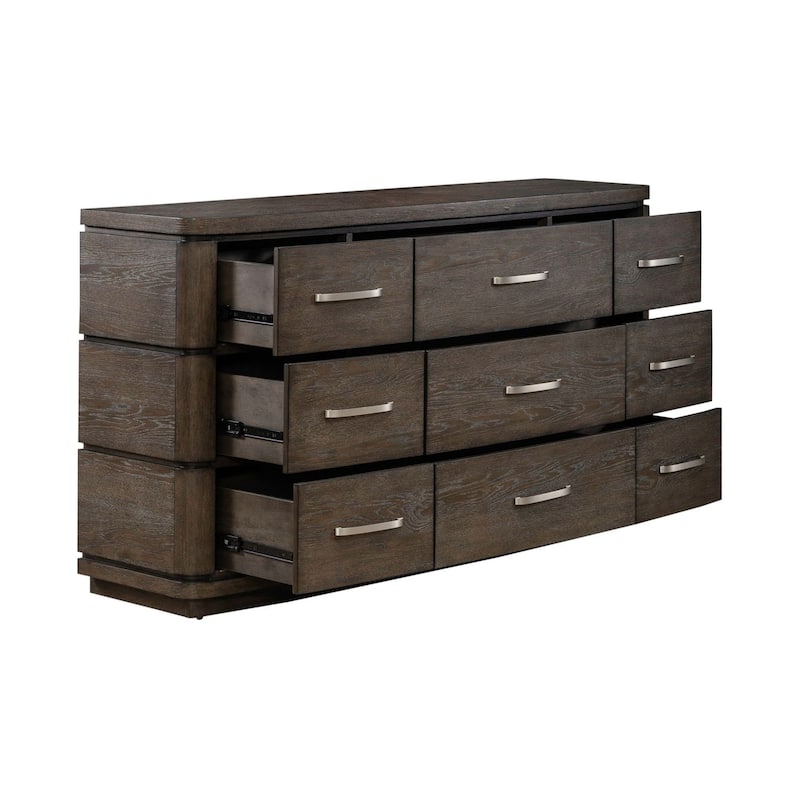 Liberty Furniture Cascade Falls Oak Wood Dresser, Optional Mirror