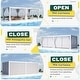 preview thumbnail 120 of 188, EROMMY Outdoor Louvered Pergola Gazebo with Adjustable Aluminum Rainproof Roof