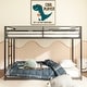 preview thumbnail 2 of 9, Adam Sturdy Twin Over Twin Metal Bunk Bed, Low Profile, Safe Climbing with Stable Ladder, for Kids & Adults