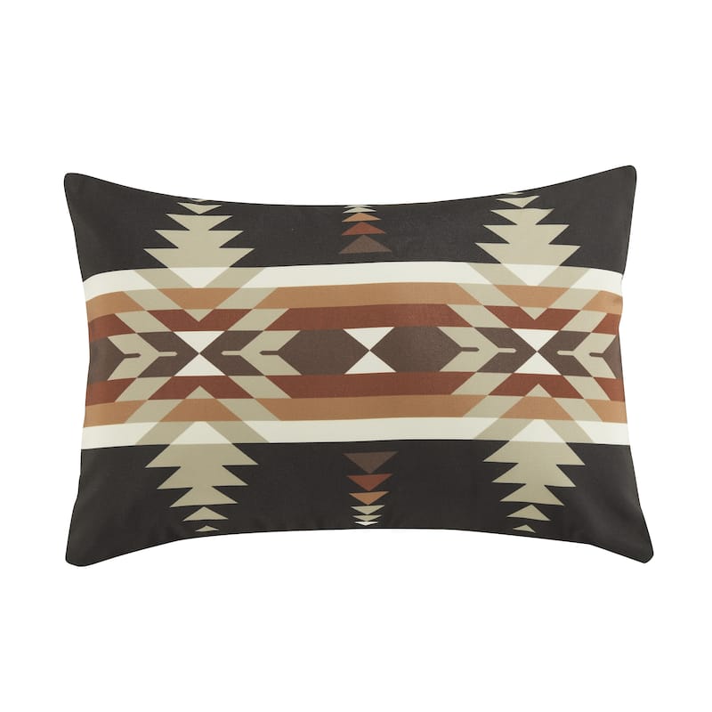 Paseo Road by Hiend Accents Yosemite Indoor/Outdoor Pillow, 16" x 24", Black, 1PC - 16x24