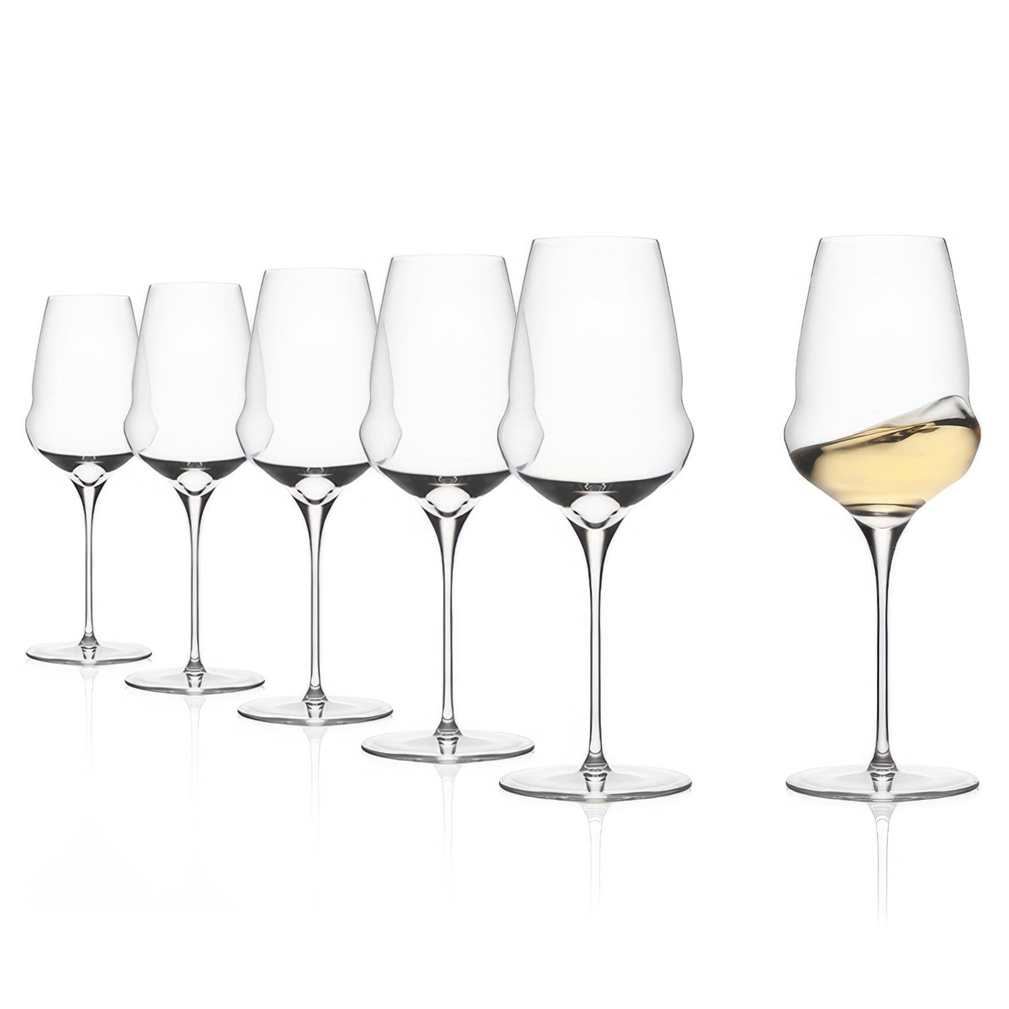 Stolzle Lausitz Set of 6 Cocoon Wine Glasses