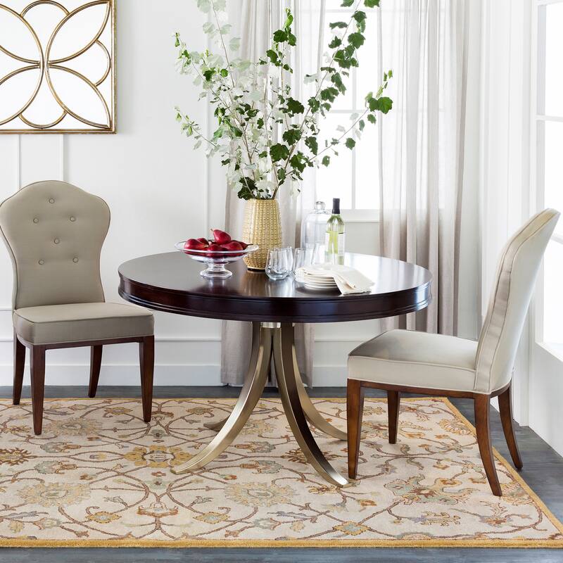 Hand-tufted Trey Traditional Wool Area Rug