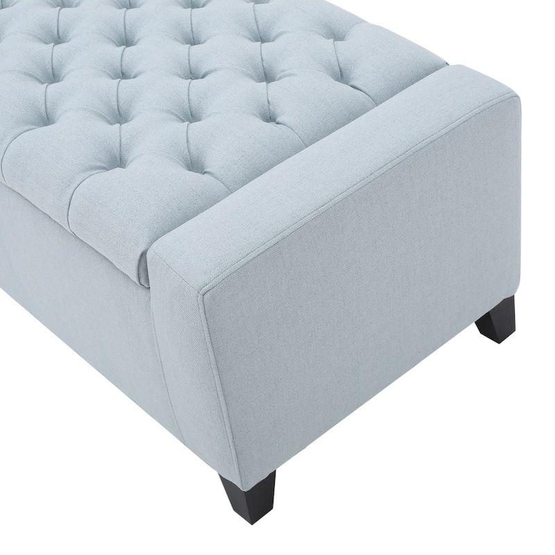 Hikaru Fabric Storage Ottoman by Christopher Knight Home