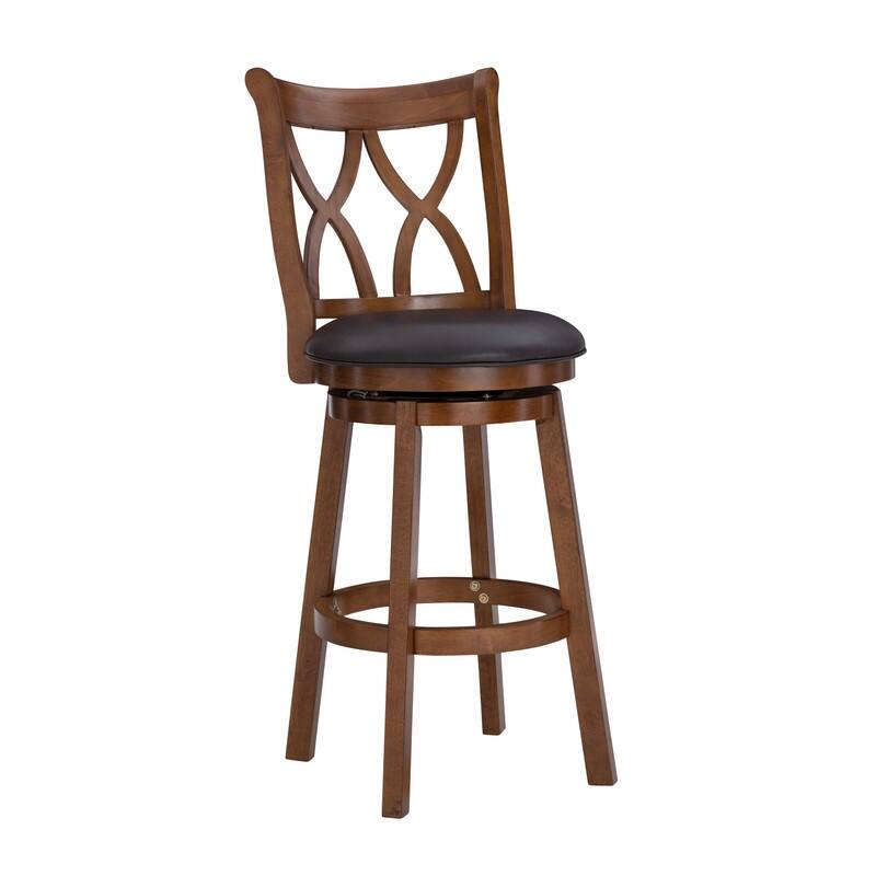 Carmen Big & Tall Rustic Oak Barstool