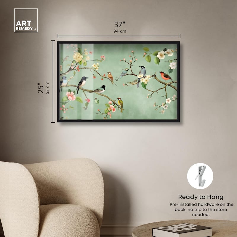 Restful View Shadowbox by Art Remedy