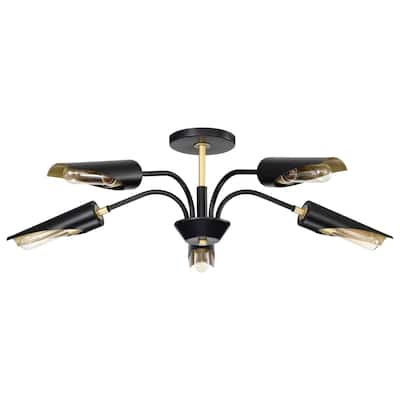 Nuvo Lighting 60/7295 Marc 5 Light 29" Wide Chandelier