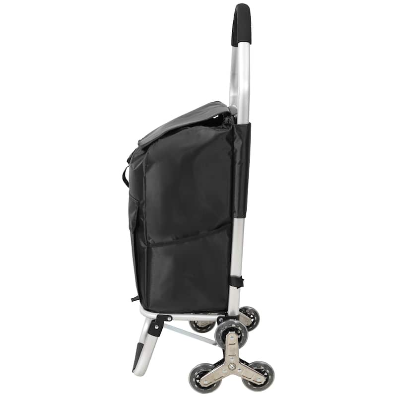 Anmytek Foldable Shopping Cart Grocery Hauler Portable Utility Trolley Lightweight Storage Bag