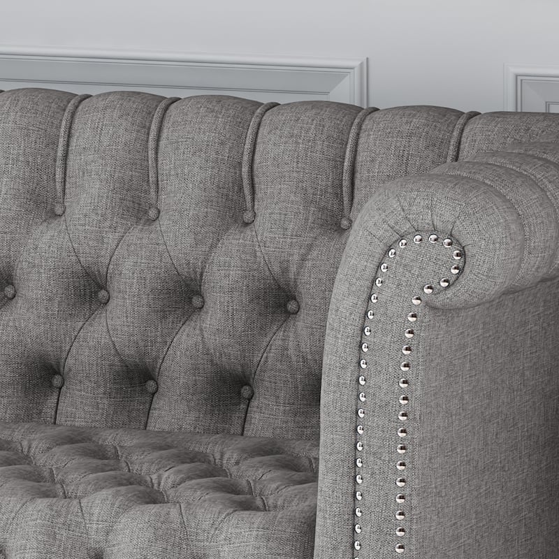 Barneyville Traditional Chesterfield Sofa by Christopher Knight Home