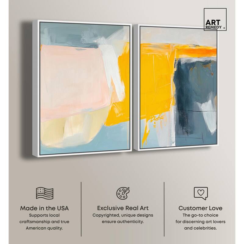 Skyward Radiance II Canvas Set of 2 by Art Remedy