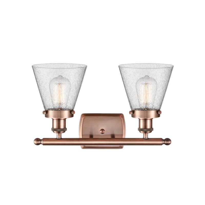 Innovations Lighting Ballston Urban Cone - 2 Light 16" Bath Vanity Light