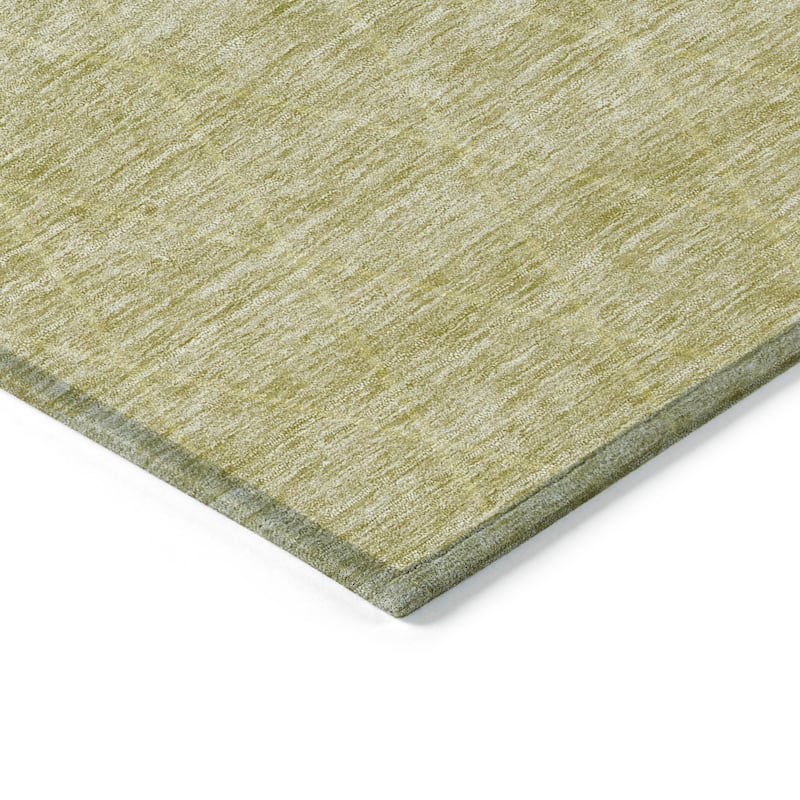 Machine Washable Indoor/ Outdoor Ombre Trellis Chantille Rug