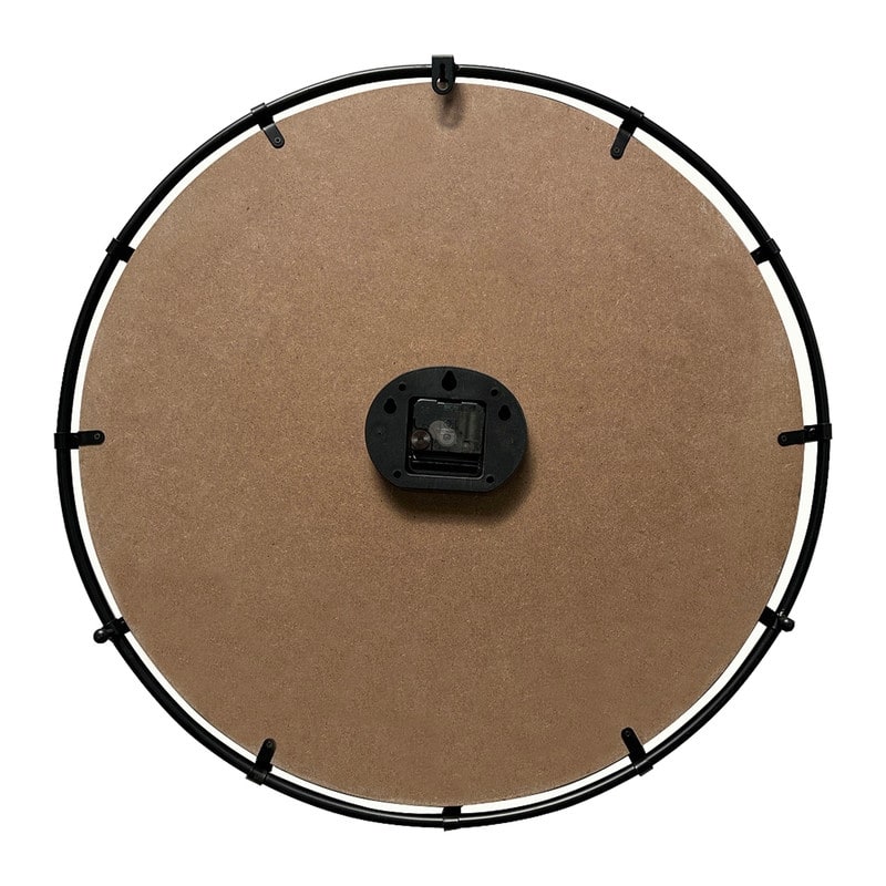 Marcella Round Wood Farmhouse Style Wall Clock - 24"H x 24"W x 1.25"D
