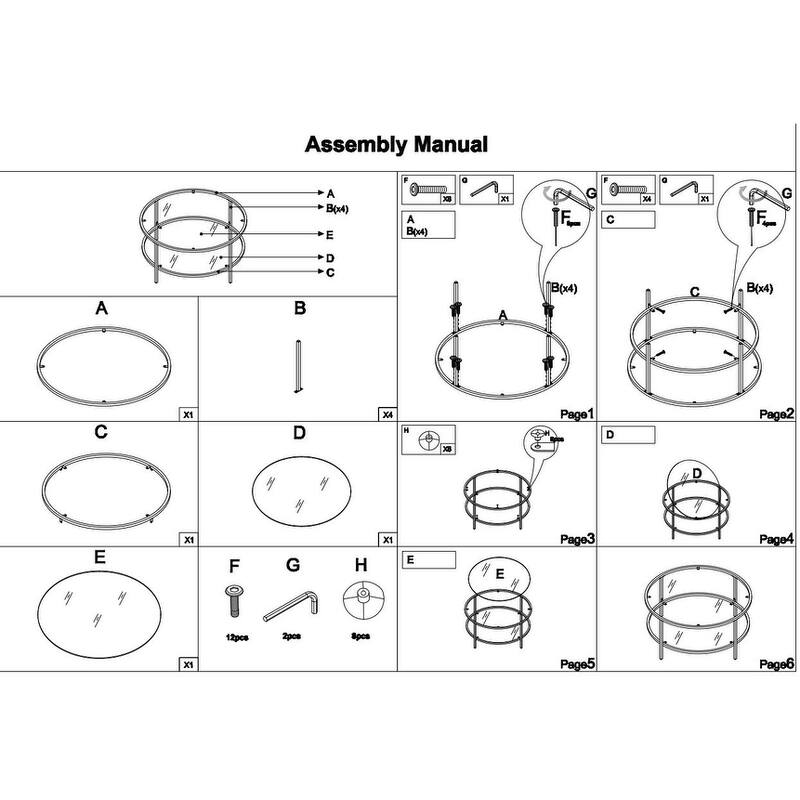 Glass coffee table with large storage space Bed Bath & Beyond 34867441