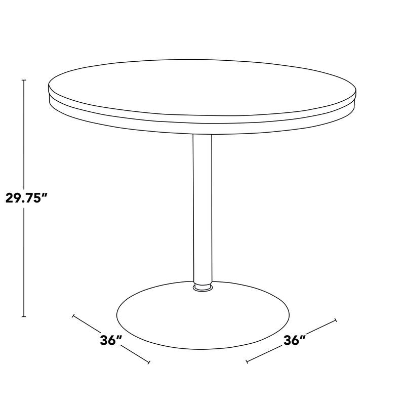 Carbon Loft Goddard-Ellul 5 Piece Black Wood & Metal Dining Set