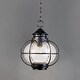 preview thumbnail 2 of 1, Maxim Bronze Seedy Shade Portsmouth 1-light Outdoor Hanging Lantern