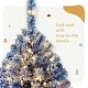 preview thumbnail 3 of 5, 6FT Pre-Lit Hinged Artificial Fir ChristmasTree with 750 Branch Tips X-mas