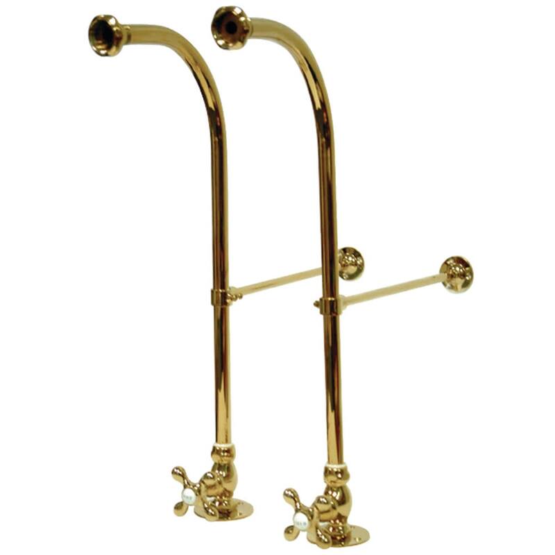 Kingston Brass Vintage Rigid Freestanding Supply Lines with Metal