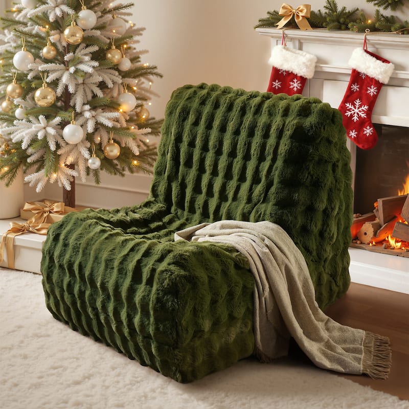 OVIOS Cloud-Like Plush Bean Bag Chair (Reinforced Pile Edition)