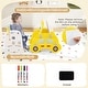 preview thumbnail 16 of 16, Gymax 5 in 1 Convertible Toddler Slide Set w/ Stool Book Rack for Boys