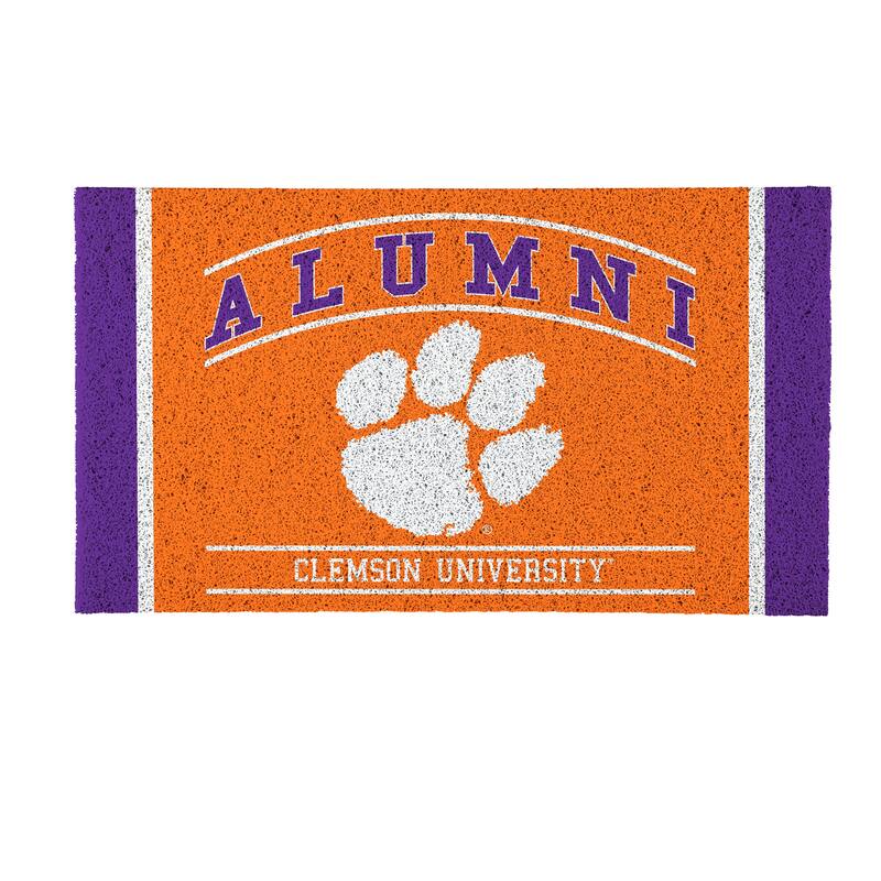 28 in. x 16 in. Clemson University Alumni Full Color PVC Door Mat