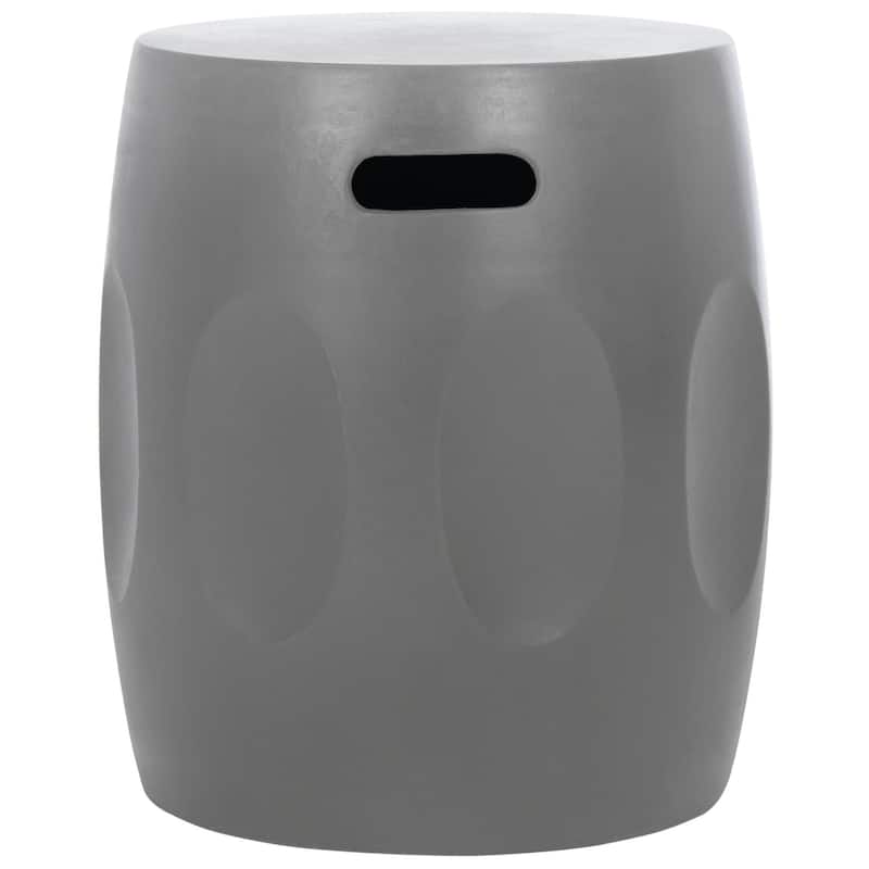 SAFAVIEH Hasmik Concrete Indoor/ Outdoor Accent Table - 15.7"x15.7"x17.7" - 16Wx16Dx18H