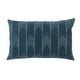 preview thumbnail 21 of 25, Drancy Velvet Chevron Lumbar Pillow 16"X24" Cover Only - Blue