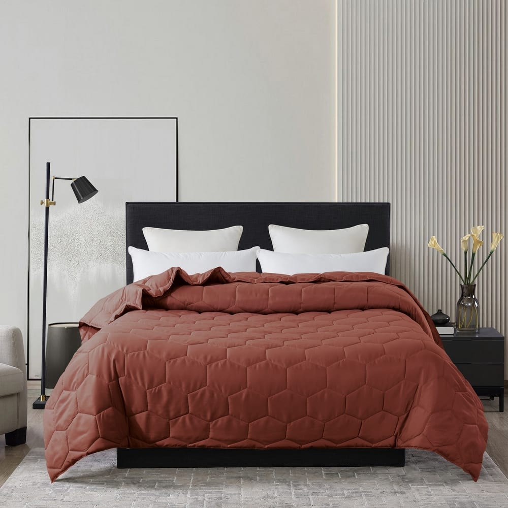 Honeycomb Stitch Down Alternative Blanket