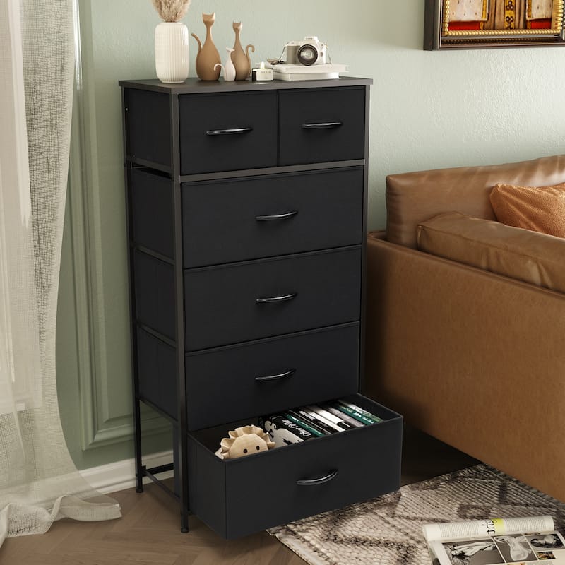 Pellebant 6 Drawers Vertical Dresser Storage Tower