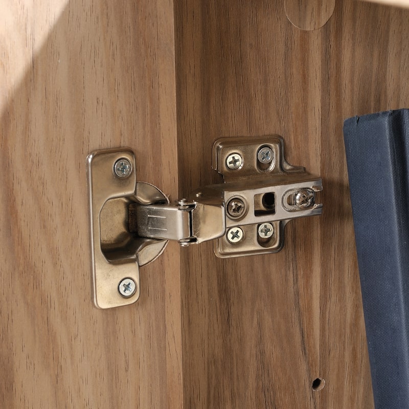 Wood Door Kit for Bookcase, Brown