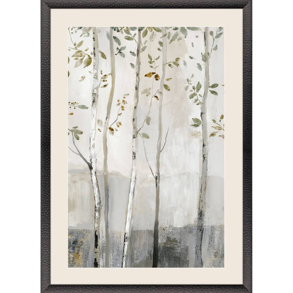 Blue Birch Serenade II Framed Art Giclee Under Glass