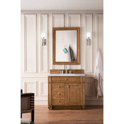 James Martin Vanities Bristol 36" Single Vanity, Saddle Brown