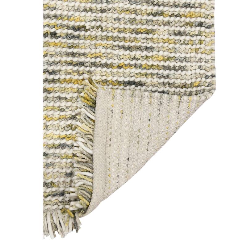 HomeRoots Striped Lodge Rectangle Area Rug - 90.00 in. x 60.00 in. x 0.40 in.