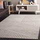 preview thumbnail 2 of 17, SAFAVIEH Pyramid Galatea Modern Geometric Rug 4'5" x 6'5" - Grey/Ivory - Rectangle