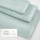 preview thumbnail 191 of 193, Linery & Co. Cotton Diamond Waffle Texture Bath Towels.
