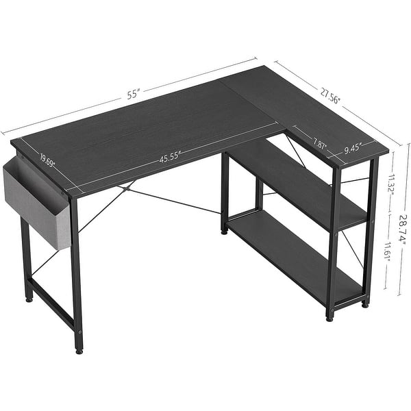 dimension image slide 3 of 5, FEZIBO/Home Office Furniture/Wood/Desks