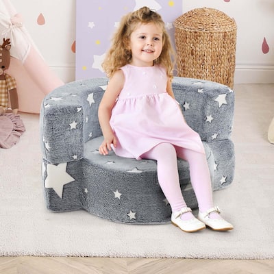 2 in 1 Convertible Kids Sofa Toddler Reading Chair Sofa Couch