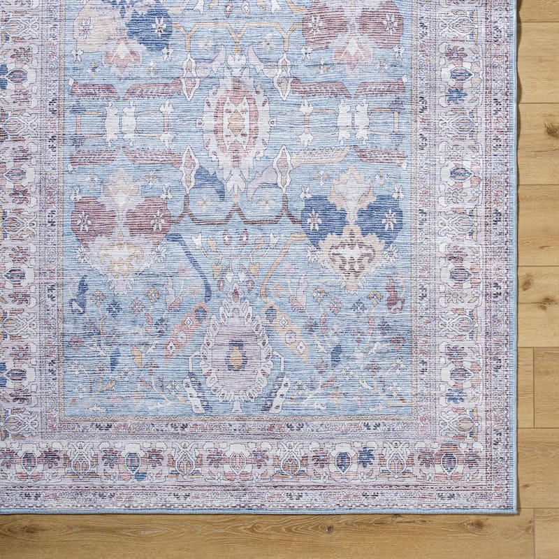 Livabliss Georgina Washable Traditional Area Rug
