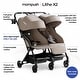 preview thumbnail 23 of 26, Mompush Lithe Double Stroller, Lightweight Side by Side Stroller for Newborn and Toddler, Easy Fold, Spacious Seats with Recline